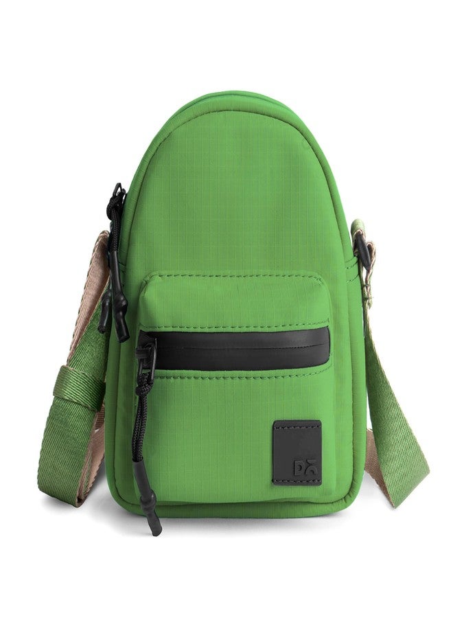 DailyObjects DOT Sling Bag for Men and Women |Adjustable Shoulder Strap|Lightweight|Water Resistant|Recycled Nylon Sling Bag|Organisational Pocket| For Daily Use/Travel (Seagrass) - Image 1